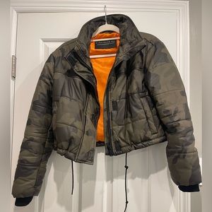Army puffer jacket